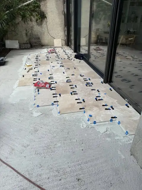 Carrelage avant aménagement